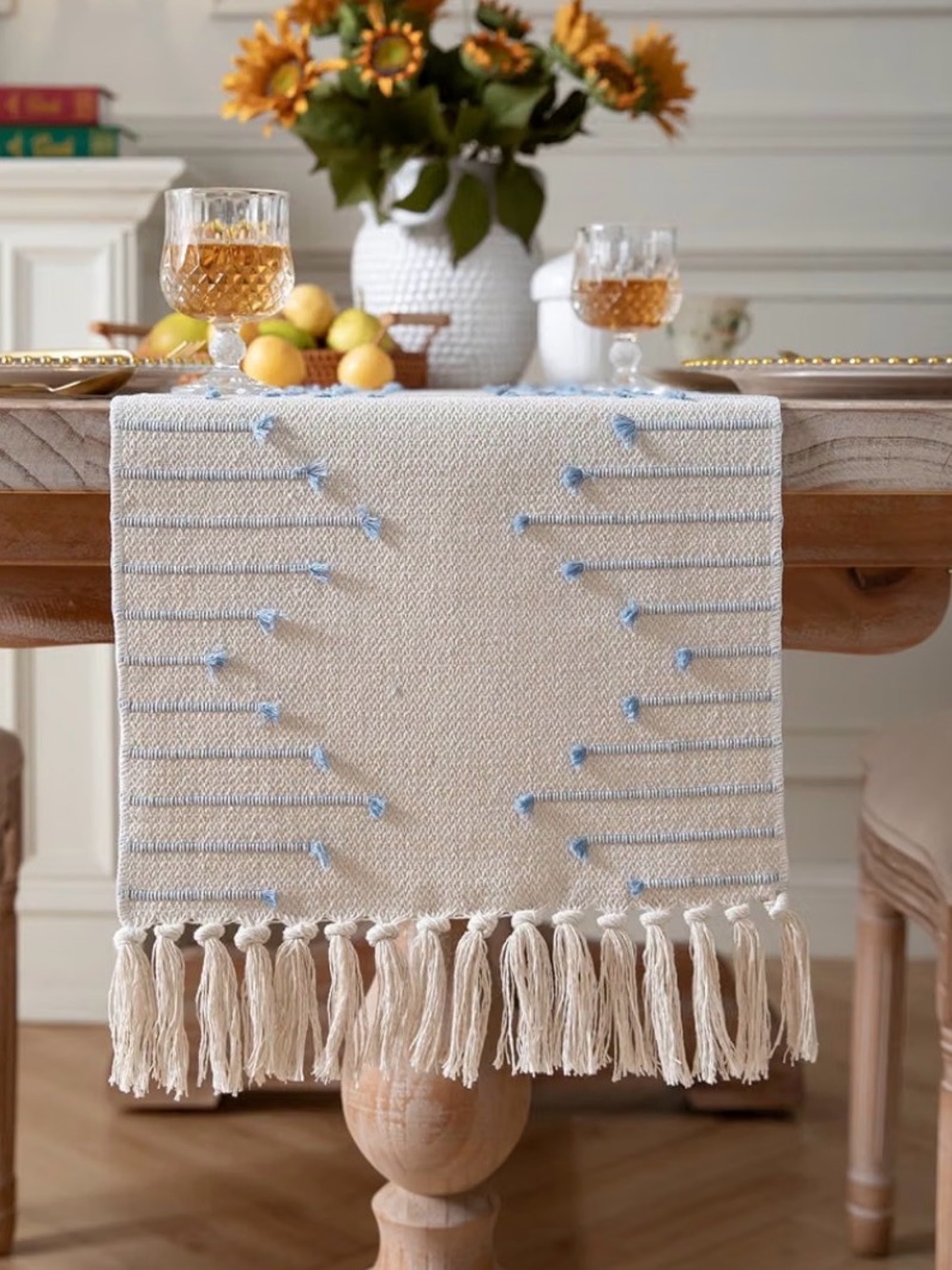 Rustic Boho Table Runner